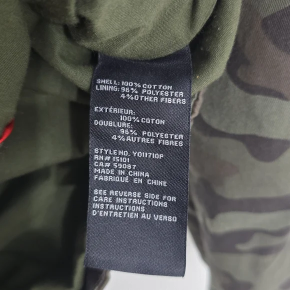 Sanctuary Camo Military Moto Denim Jacket XS - Picture 6 of 6